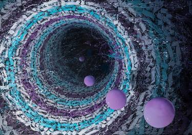 Original Abstract Calligraphy Digital by Izzy Izvne