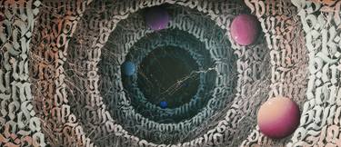 Original Abstract Calligraphy Digital by Izzy Izvne