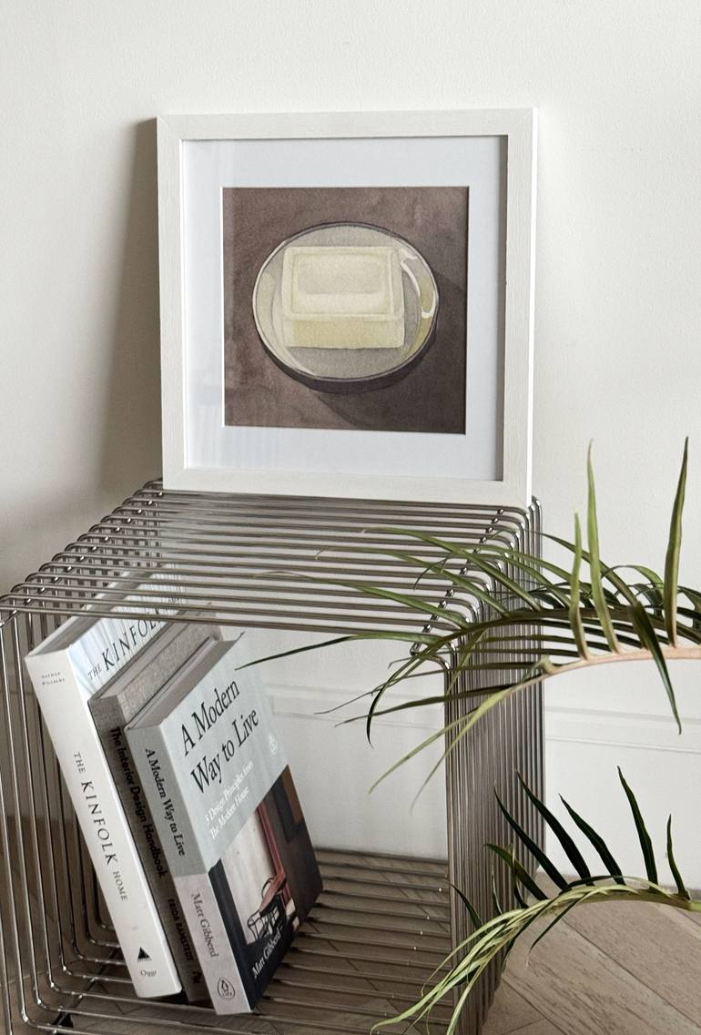 Original Minimalism Still Life Painting by Anna Khozeeva