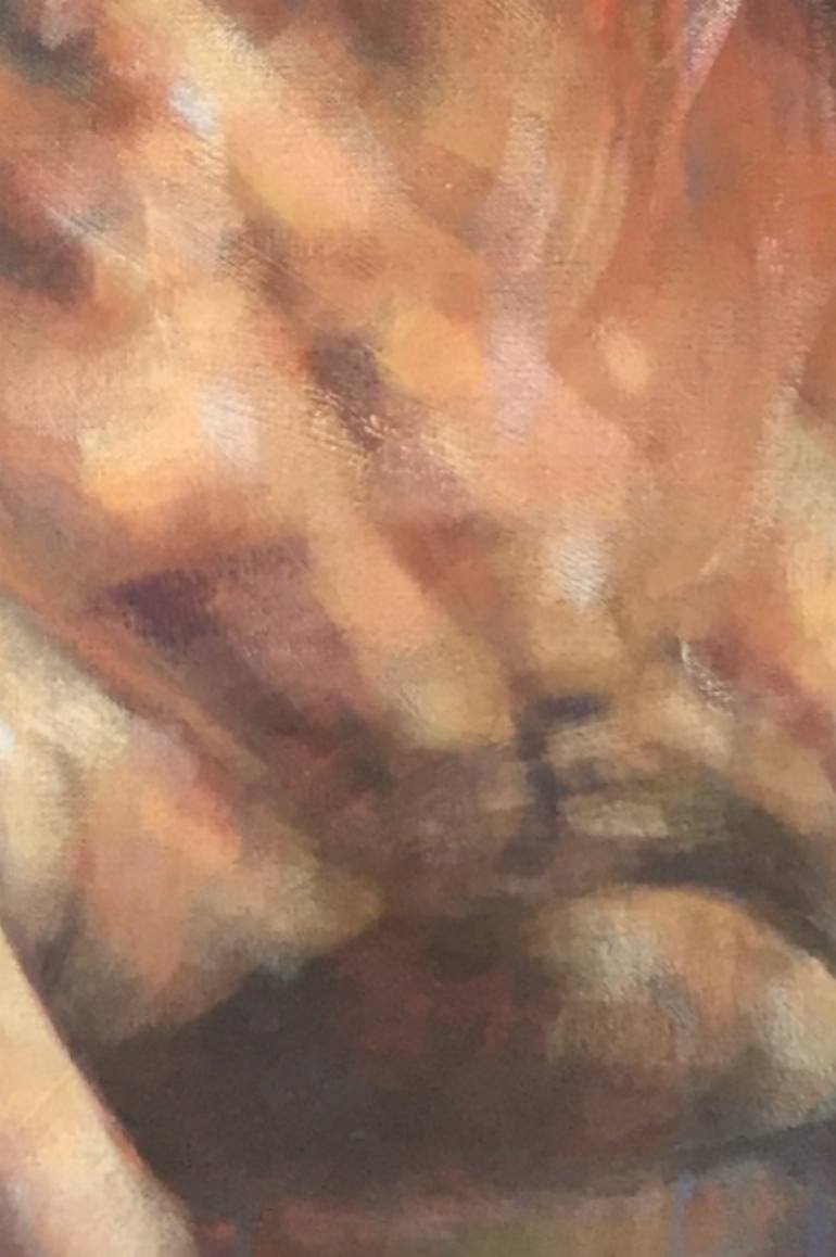 Original Abstract Expressionism Animal Mixed Media by Liliana Gomez