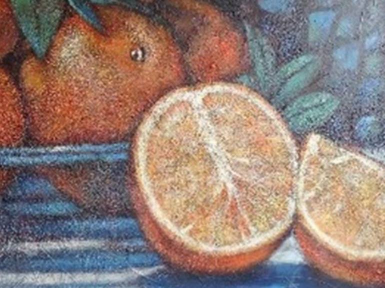 Original Abstract Food & Drink Painting by Liliana Gomez