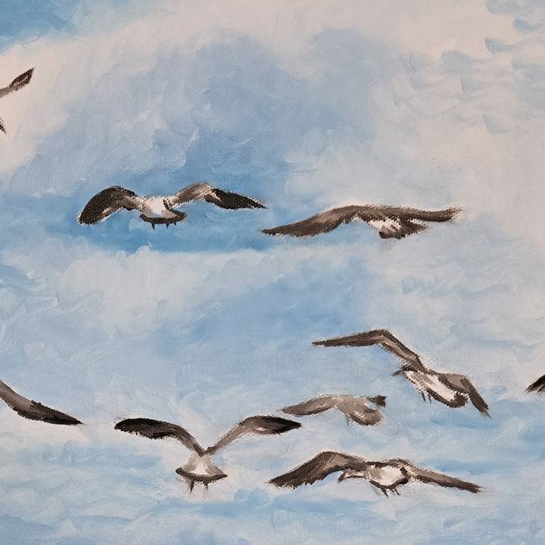 Original Impressionism Landscape Painting by Amir Shaban