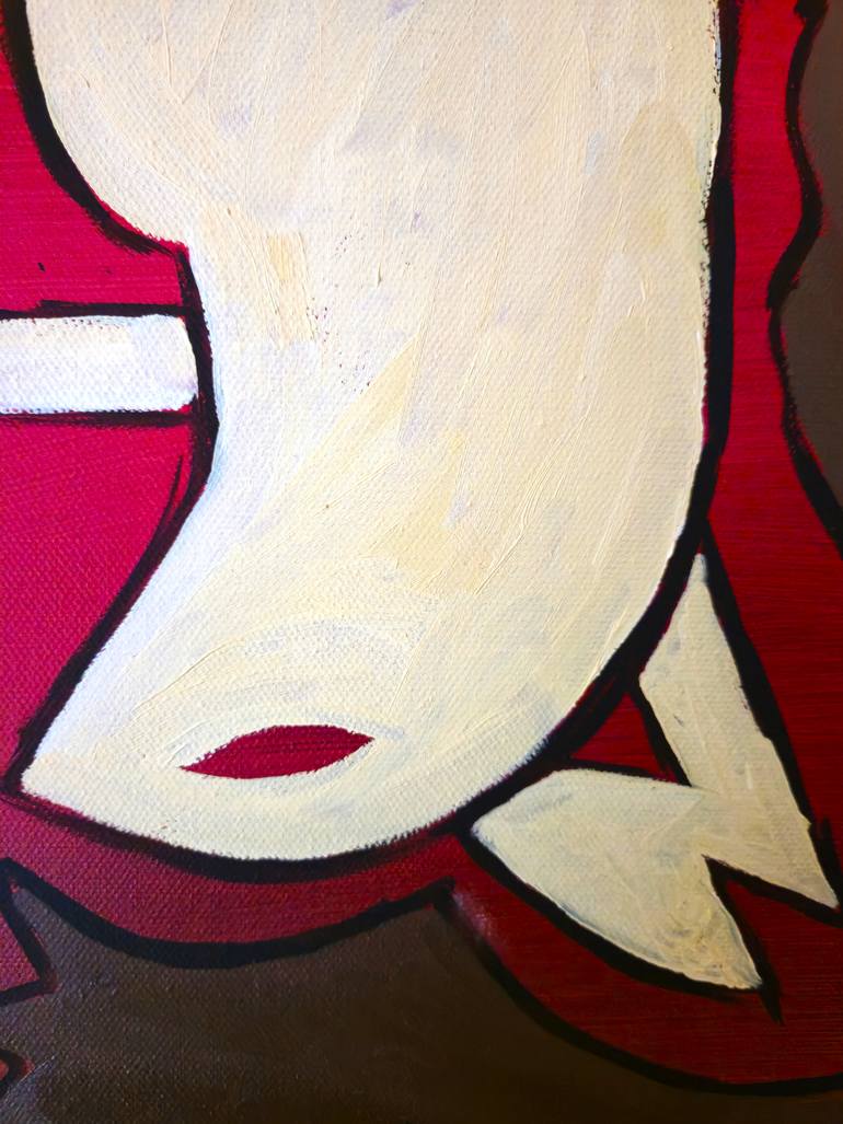 Original Abstract Animal Painting by Amir Shaban