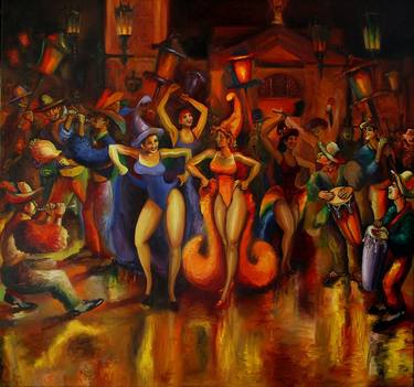 Original Expressionism World Culture Paintings by Esteban Alvarez-Buylla