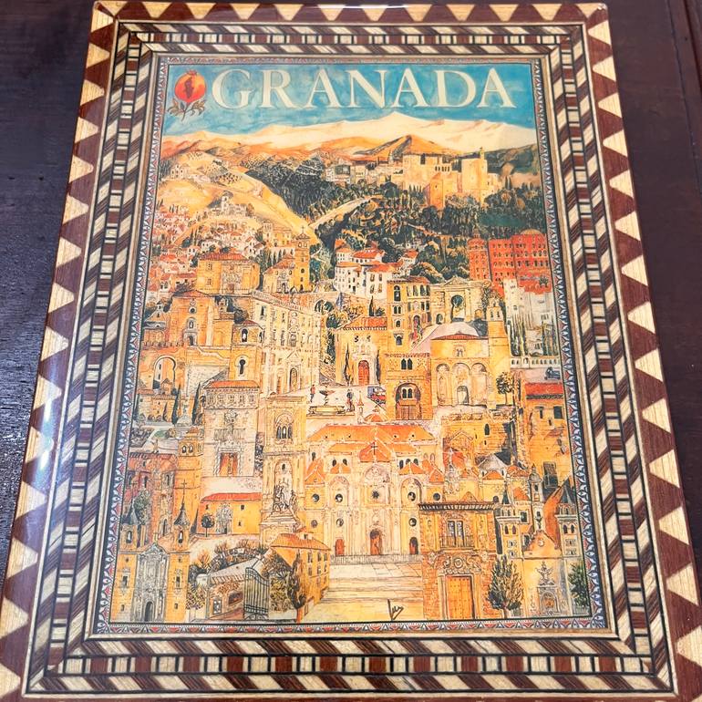 Original Minimalism Cities Painting by Eduardo De La Torre