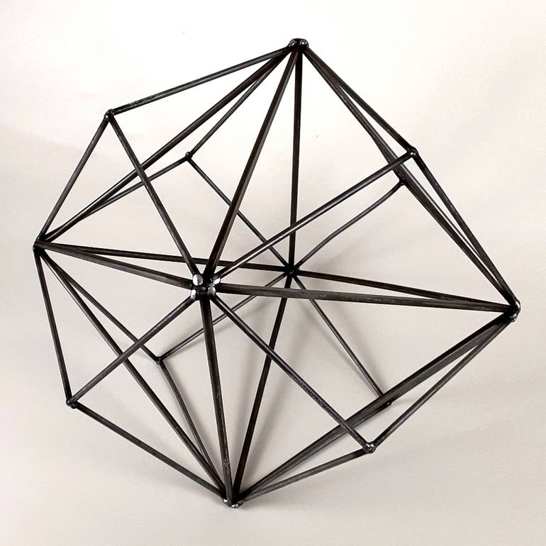 Original Abstract Geometric Sculpture by Marina Claire