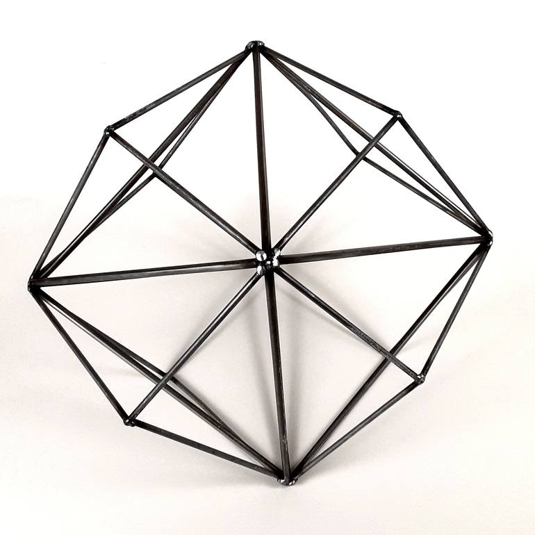 Original Abstract Geometric Sculpture by Marina Claire