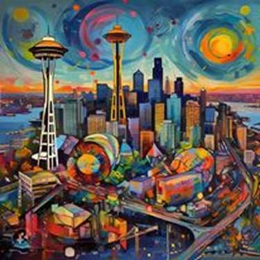 Print of Artificial Intelligence Travel Digital by Jessica Ivy