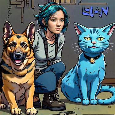 Print of Artificial Intelligence Comics Digital by Jessica Ivy