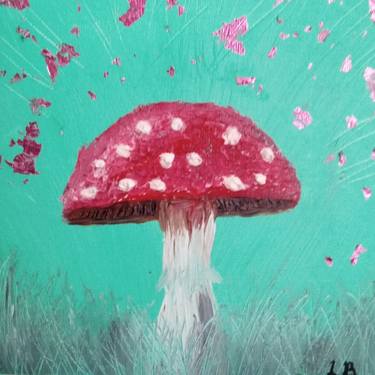 Original Abstract Botanic Paintings by Laura Bogatyreva