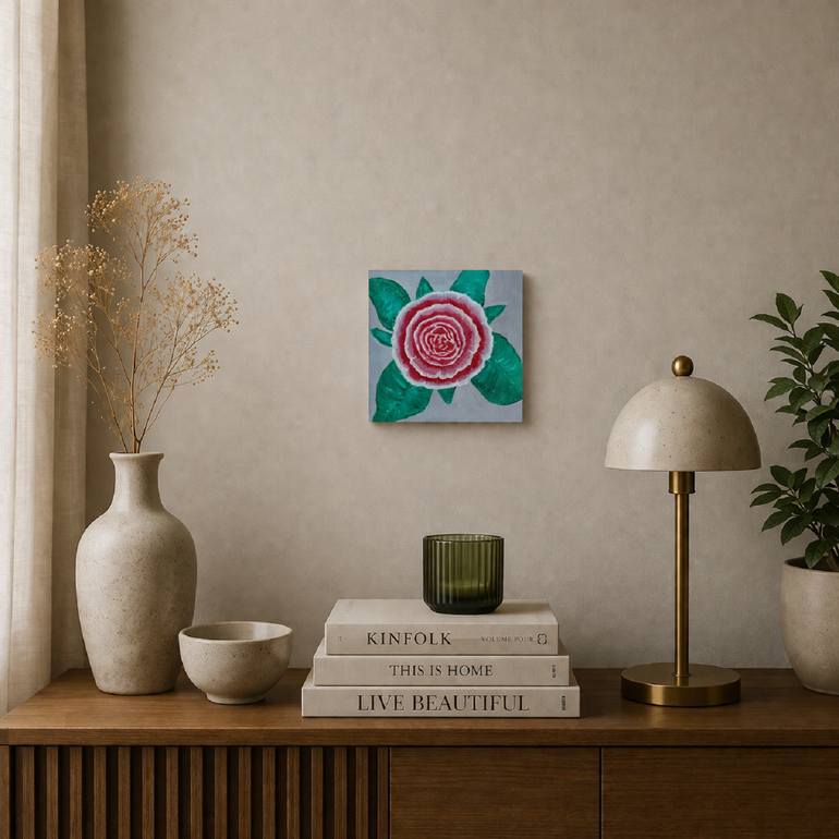 Original Abstract Garden Painting by Laura Bogatyreva