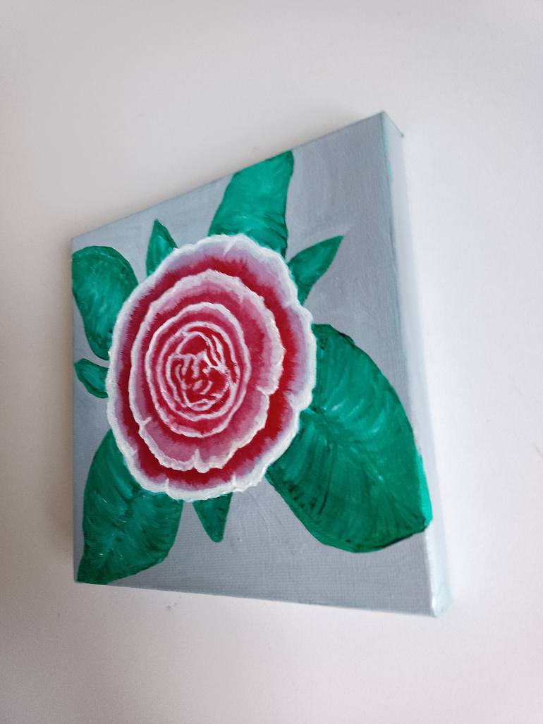 Original Abstract Garden Painting by Laura Bogatyreva