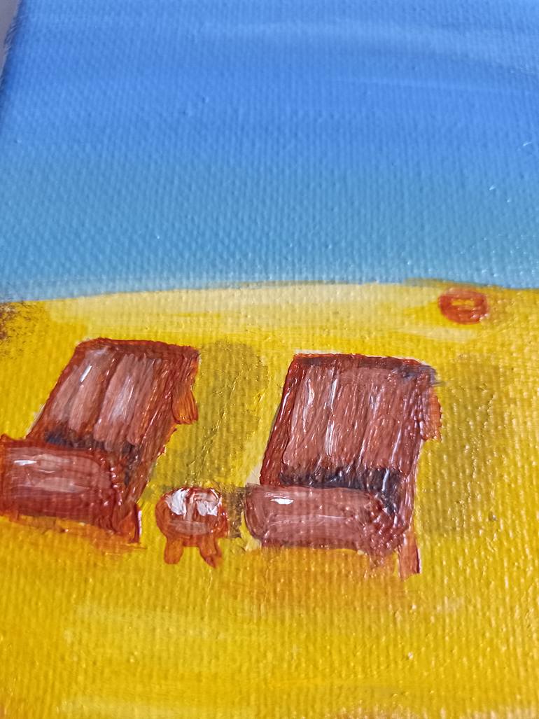 Original Expressionism Nature Painting by Laura Bogatyreva