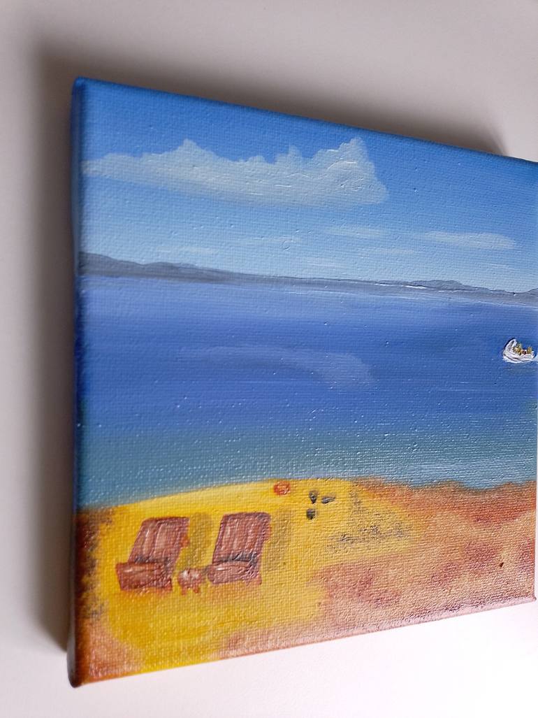 Original Expressionism Nature Painting by Laura Bogatyreva