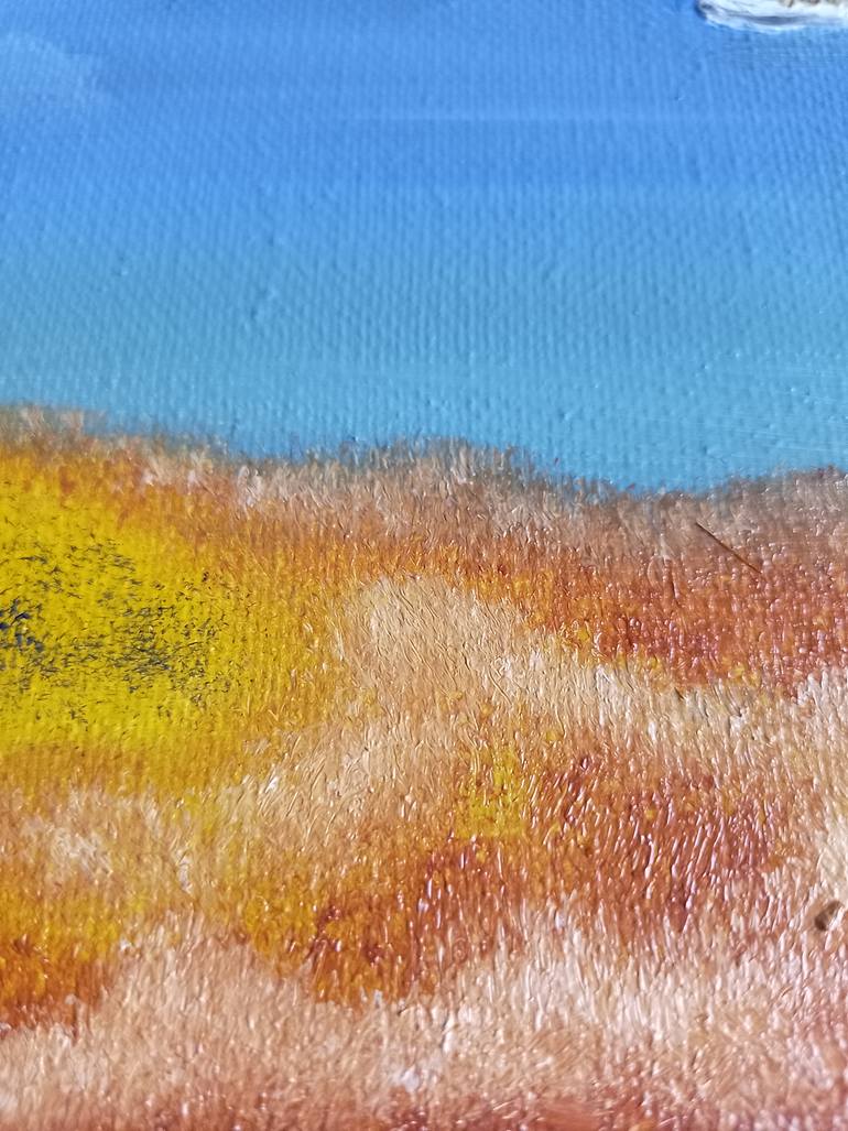 Original Expressionism Nature Painting by Laura Bogatyreva