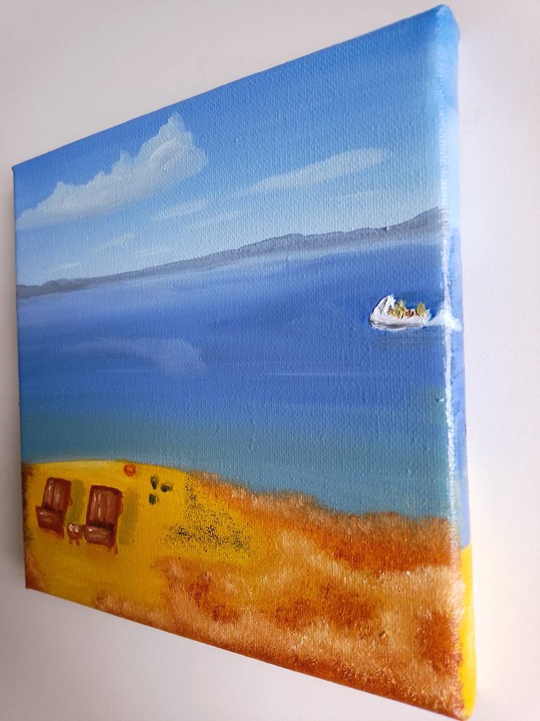 Original Expressionism Nature Painting by Laura Bogatyreva