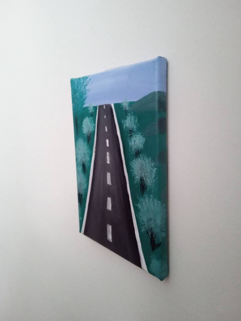 Original Modernism Nature Painting by Laura Bogatyreva