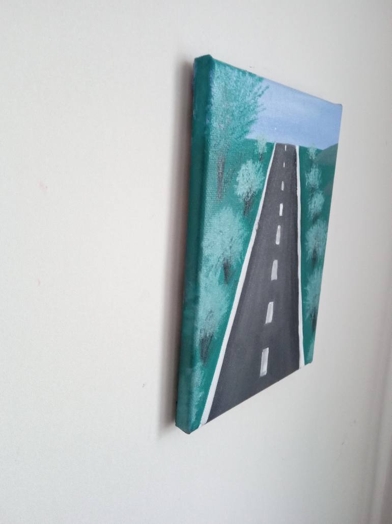 Original Modernism Nature Painting by Laura Bogatyreva