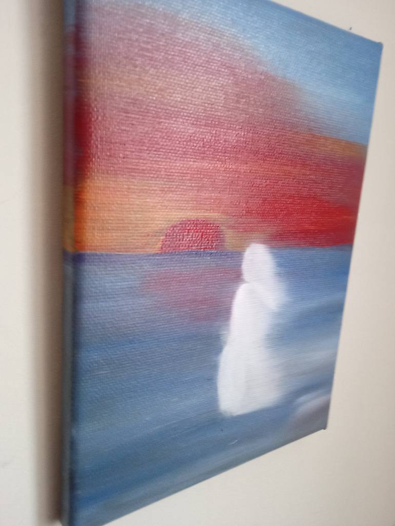 Original Expressionism Nature Painting by Laura Bogatyreva
