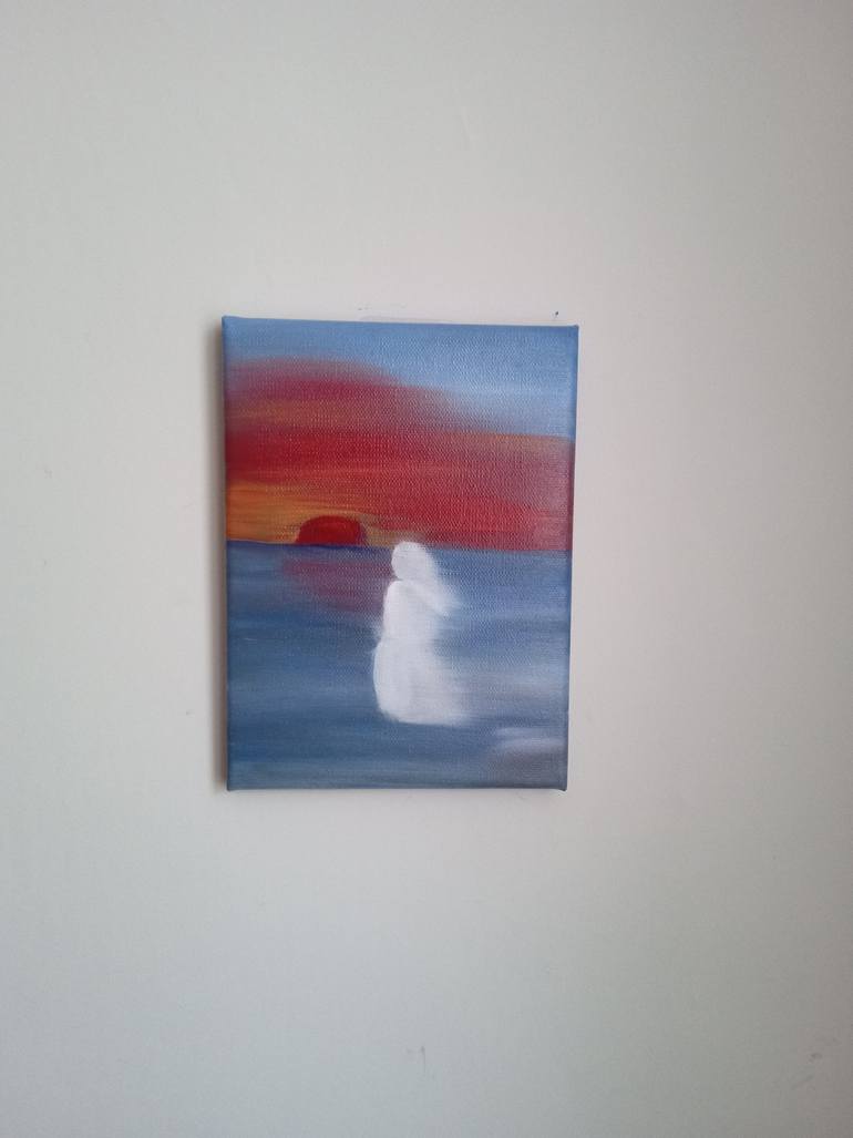 Original Expressionism Nature Painting by Laura Bogatyreva