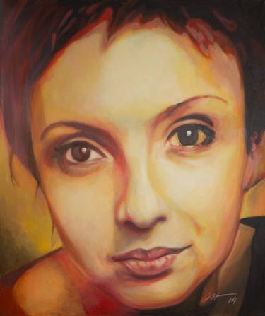 Original Contemporary Women Painting by Josef Hammen