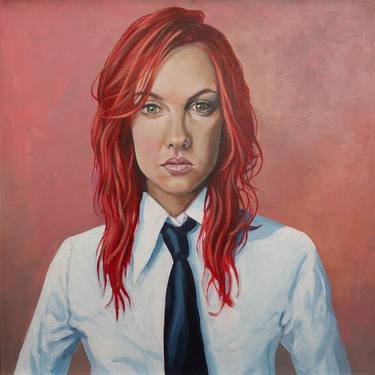 Original Contemporary Women Painting by Josef Hammen