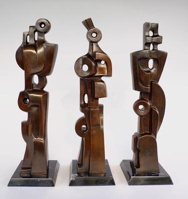 Original Abstract Expressionism Abstract Sculpture by Somsak Kongnaphakdee
