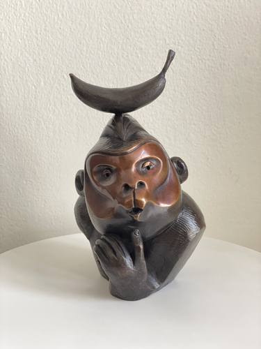 Original Modernism Animal Sculpture by Somsak Kongnaphakdee