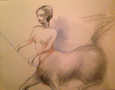 Print of Figurative Classical mythology Drawings by Jea Devoe