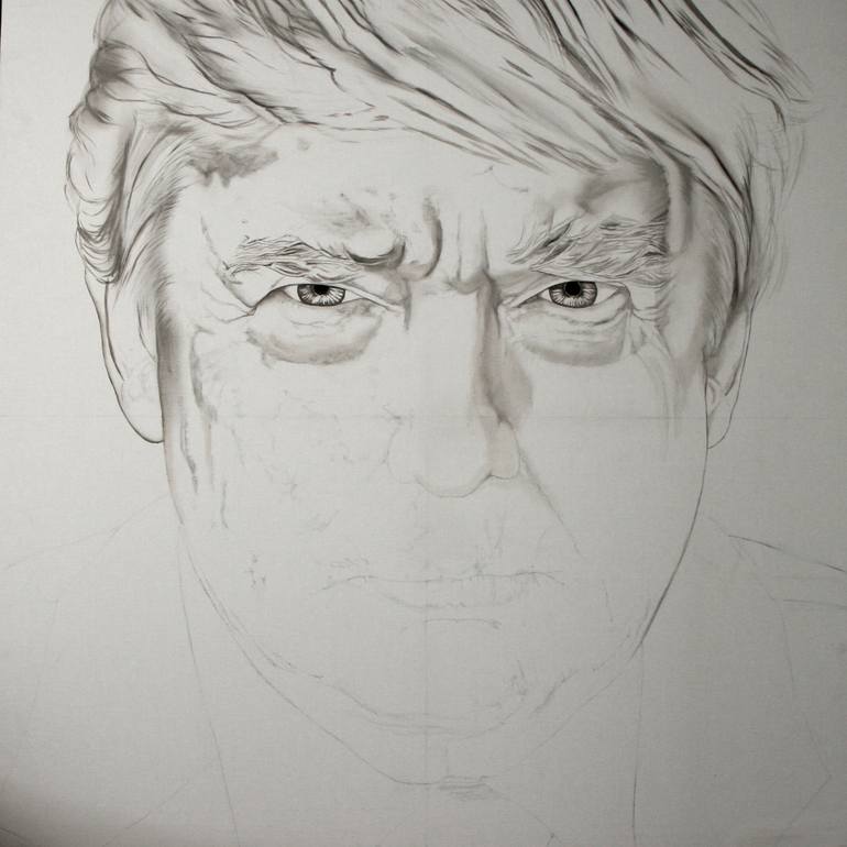 Original Portraiture People Painting by Saskia Vugts