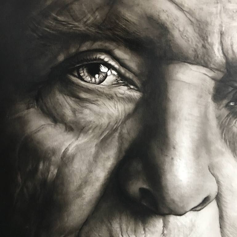 Original Portraiture People Painting by Saskia Vugts