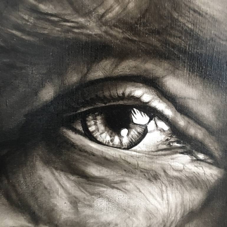 Original Portraiture People Painting by Saskia Vugts