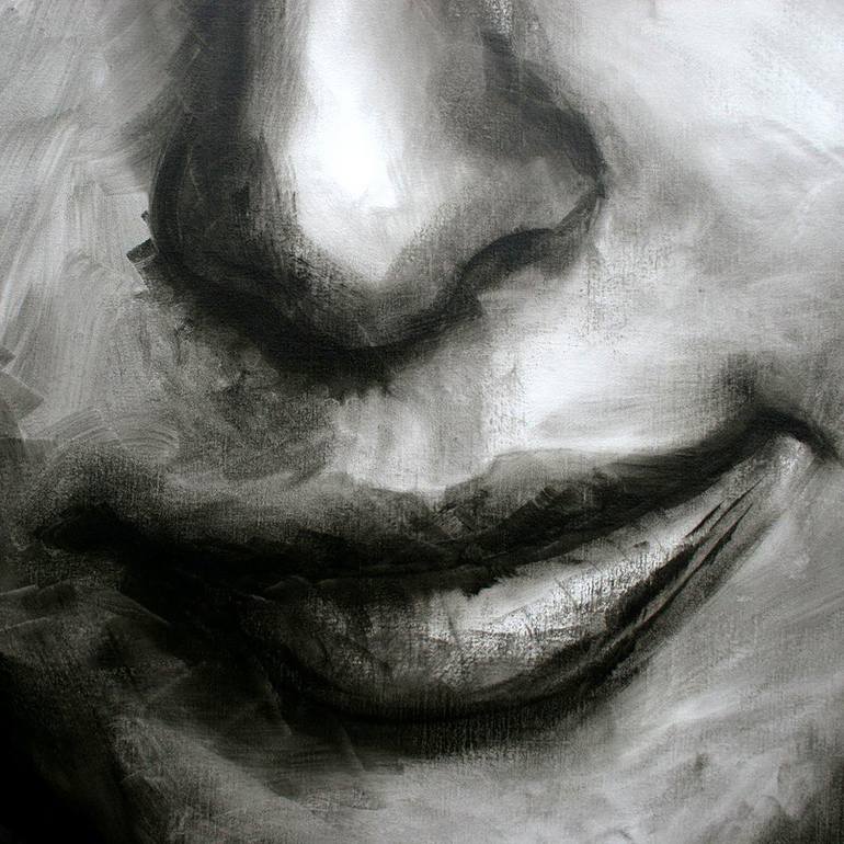 Original Photorealism Women Painting by Saskia Vugts