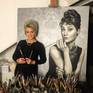 Saskia Vugts | art portrait Audrey Hepburn
