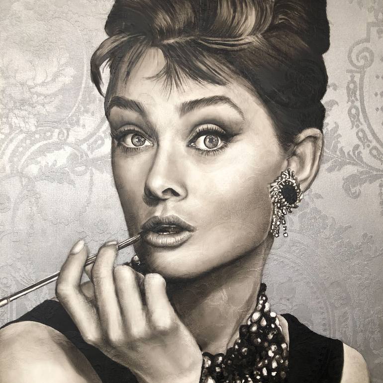 Original Black & White Women Painting by Saskia Vugts