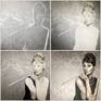 'The making of' Audrey Hepburns portrait painting