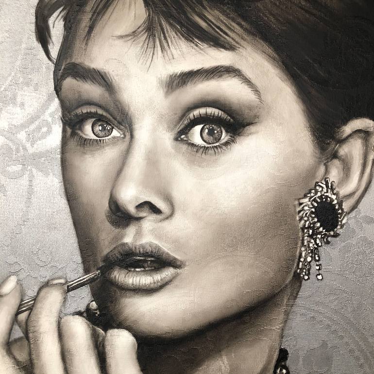 Original Black & White Women Painting by Saskia Vugts