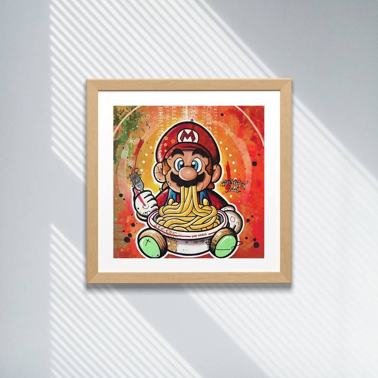 Original Abstract Pop Culture/Celebrity Painting by Rémi Charlier