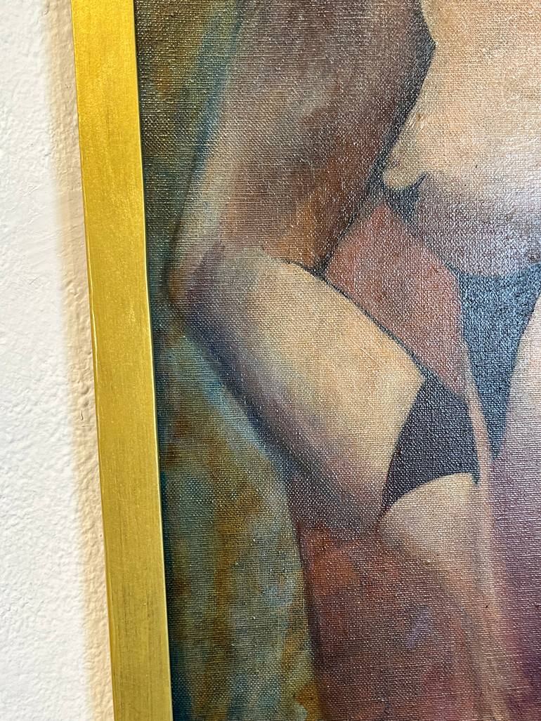 Original Abstract Nude Painting by Robin Repp