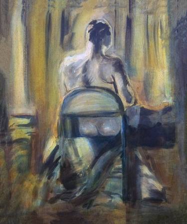 Original Figurative Nude Paintings by Robin Repp