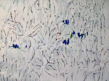 Original Abstract Expressionism Garden Paintings by Lucia Preverčíková