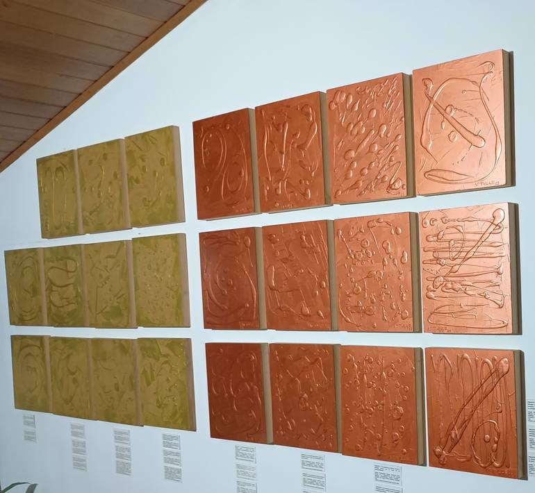 Original Abstract Expressionism Abstract Installation by Carlos Arturo Carvajal Castañeda