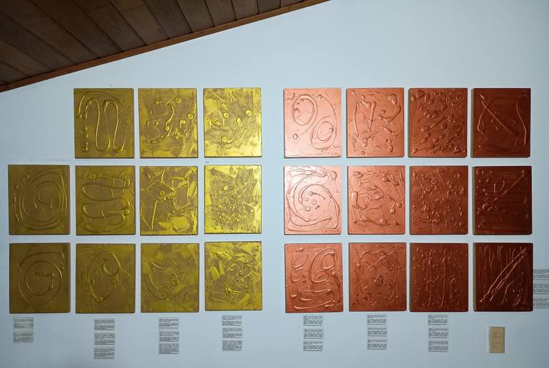 Original Abstract Expressionism Abstract Installation by Carlos Arturo Carvajal Castañeda