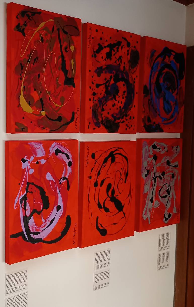 Original Abstract Expressionism Abstract Installation by Carlos Arturo Carvajal Castañeda
