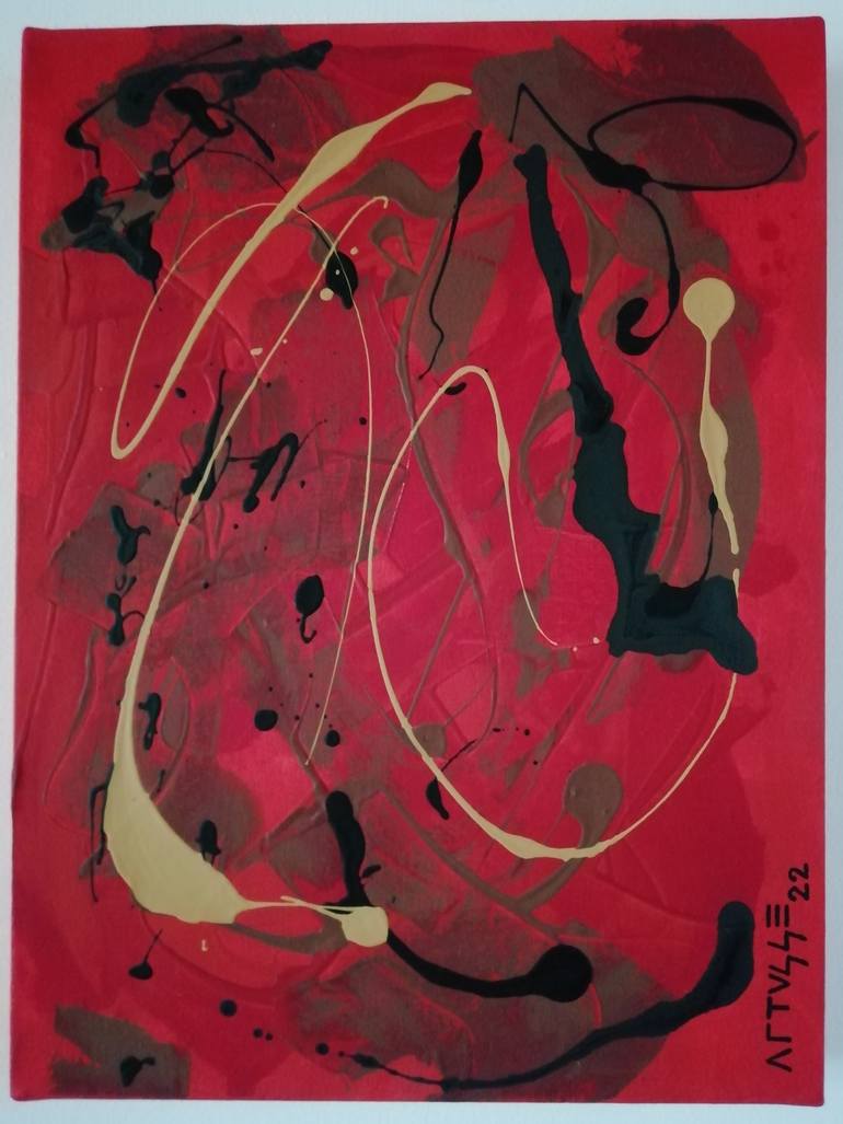 Original Abstract Expressionism Abstract Installation by Carlos Arturo Carvajal Castañeda