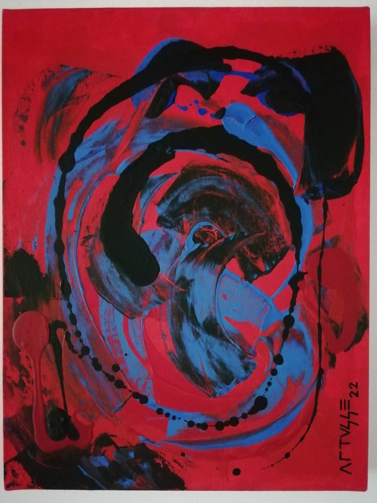 Original Abstract Expressionism Abstract Installation by Carlos Arturo Carvajal Castañeda