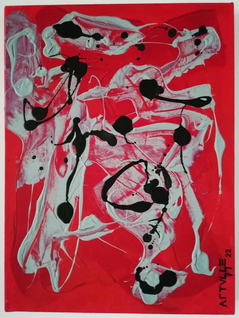 Original Abstract Expressionism Abstract Installation by Carlos Arturo Carvajal Castañeda
