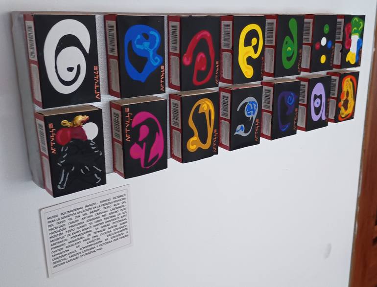 Original Abstract Expressionism Abstract Installation by Carlos Arturo Carvajal Castañeda