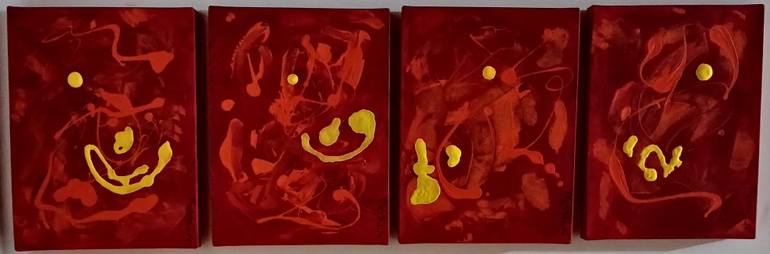 Original Abstract Expressionism Abstract Installation by Carlos Arturo Carvajal Castañeda