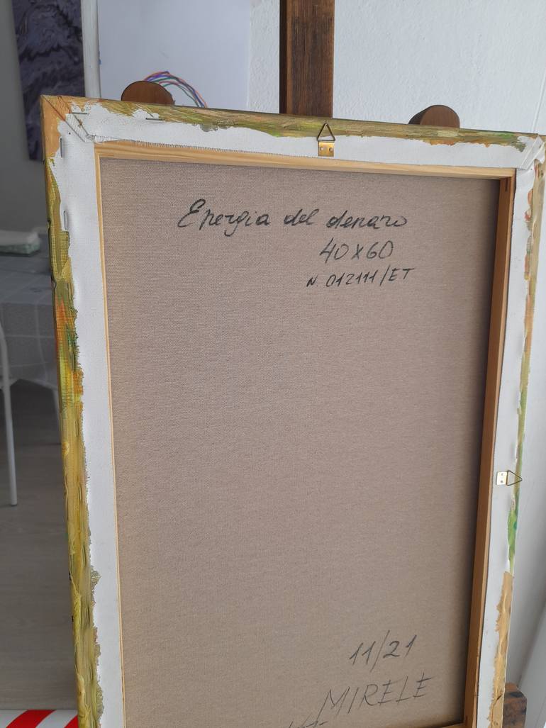 Original Art Deco Abstract Painting by Mir Ele